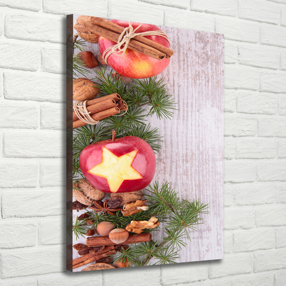 Tableau photo sur toile Pommes de Noël