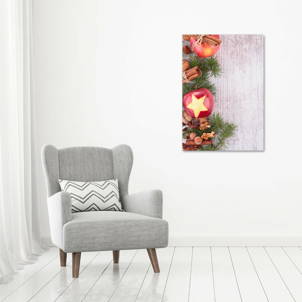 Tableau photo sur toile Pommes de Noël