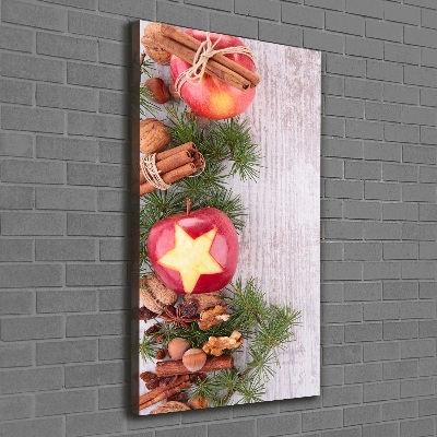 Tableau photo sur toile Pommes de Noël