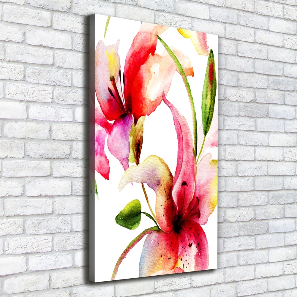 Tableau photo sur toile Fleurs de lys