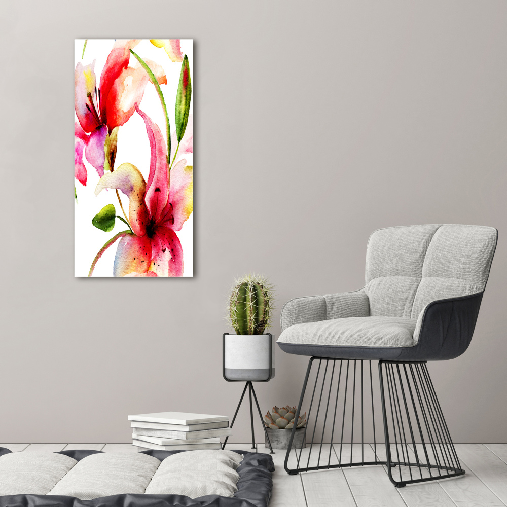 Tableau photo sur toile Fleurs de lys