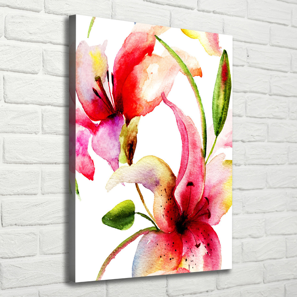 Tableau photo sur toile Fleurs de lys