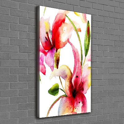 Tableau photo sur toile Fleurs de lys