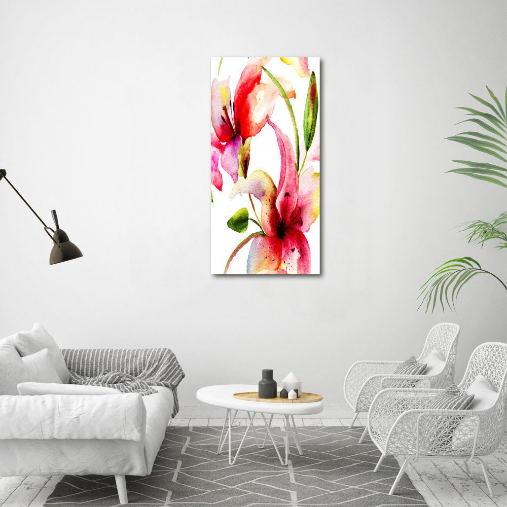 Tableau photo sur toile Fleurs de lys