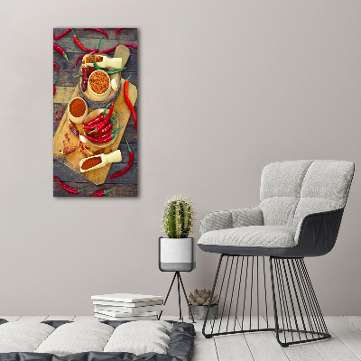 Tableau sur toile Piments