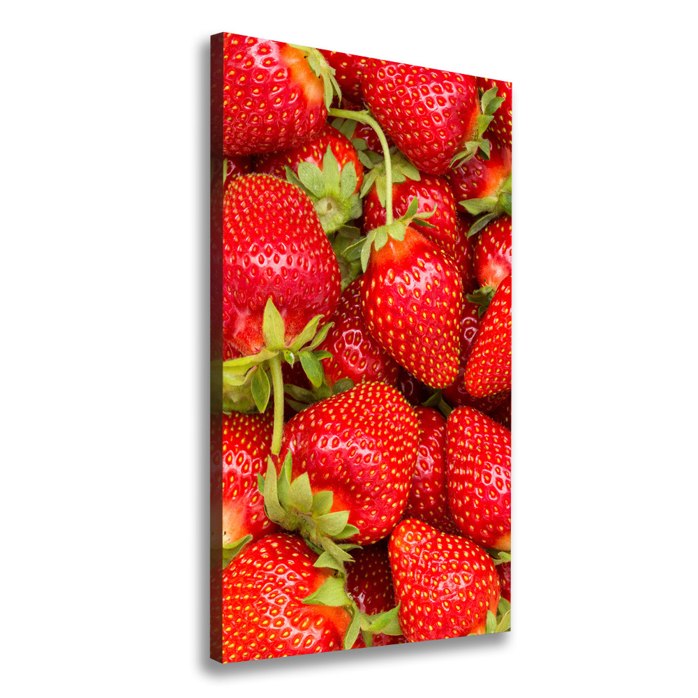 Tableau sur toile Fraises rouges