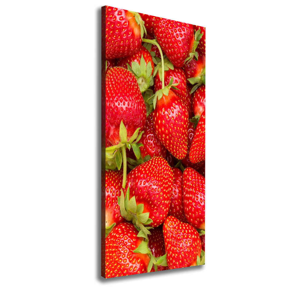 Tableau sur toile Fraises rouges