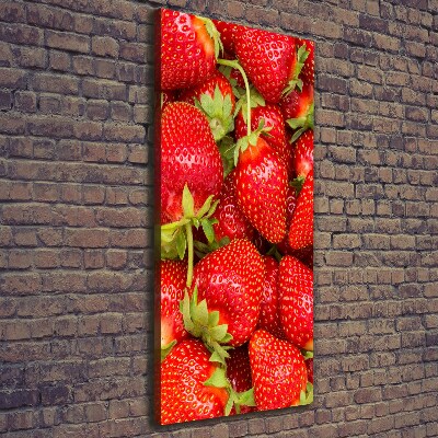 Tableau sur toile Fraises rouges