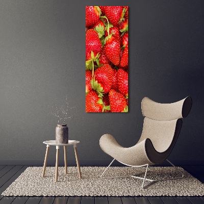 Tableau sur toile Fraises rouges