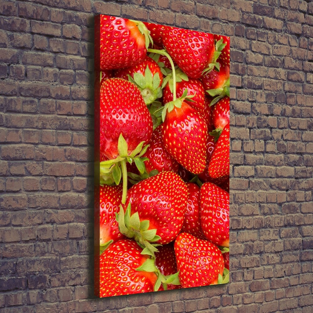 Tableau sur toile Fraises rouges