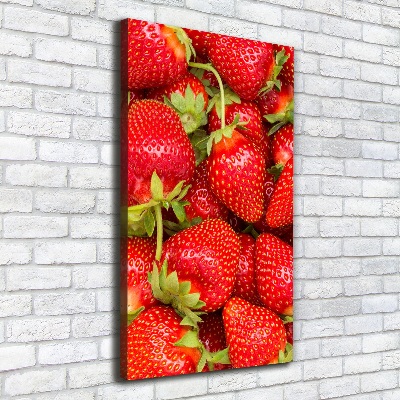 Tableau sur toile Fraises rouges