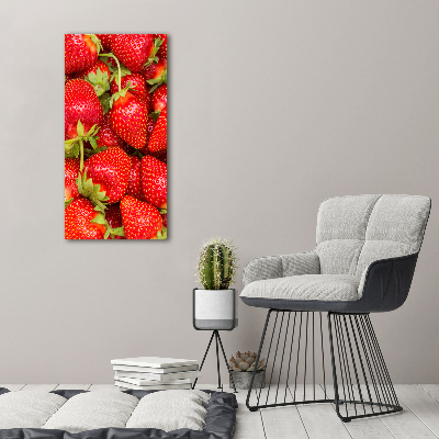 Tableau sur toile Fraises rouges