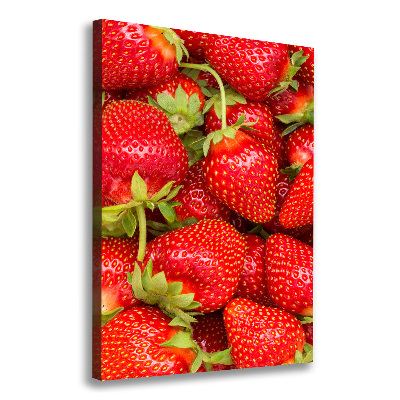 Tableau sur toile Fraises rouges