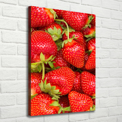 Tableau sur toile Fraises rouges