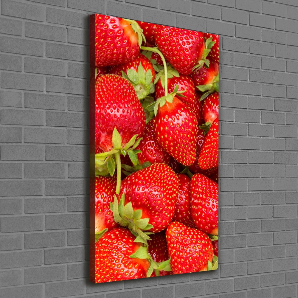 Tableau sur toile Fraises rouges