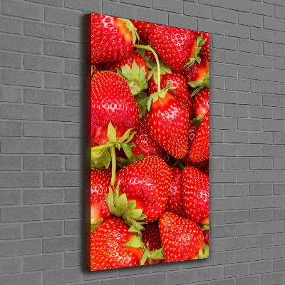 Tableau sur toile Fraises rouges