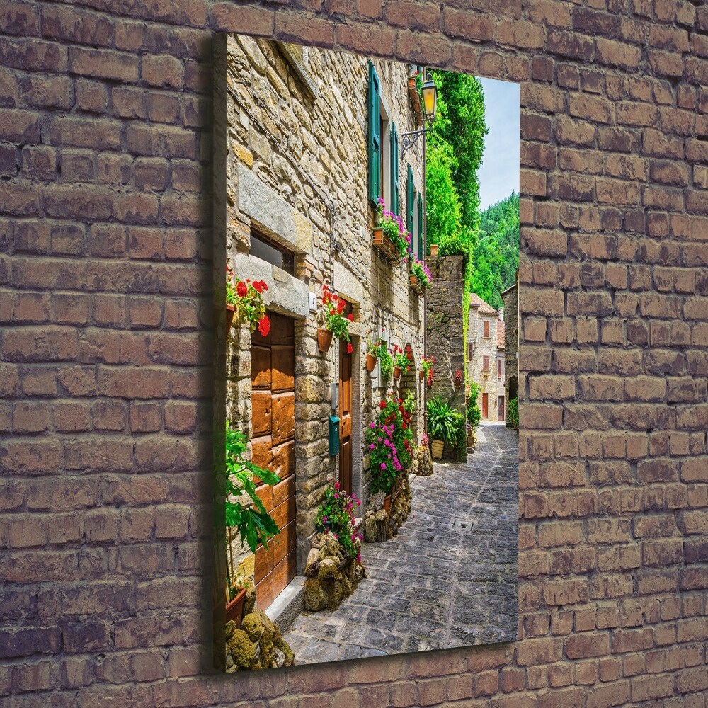 Tableau sur toile Une rue charmante