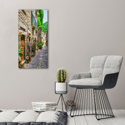 Tableau sur toile Une rue charmante