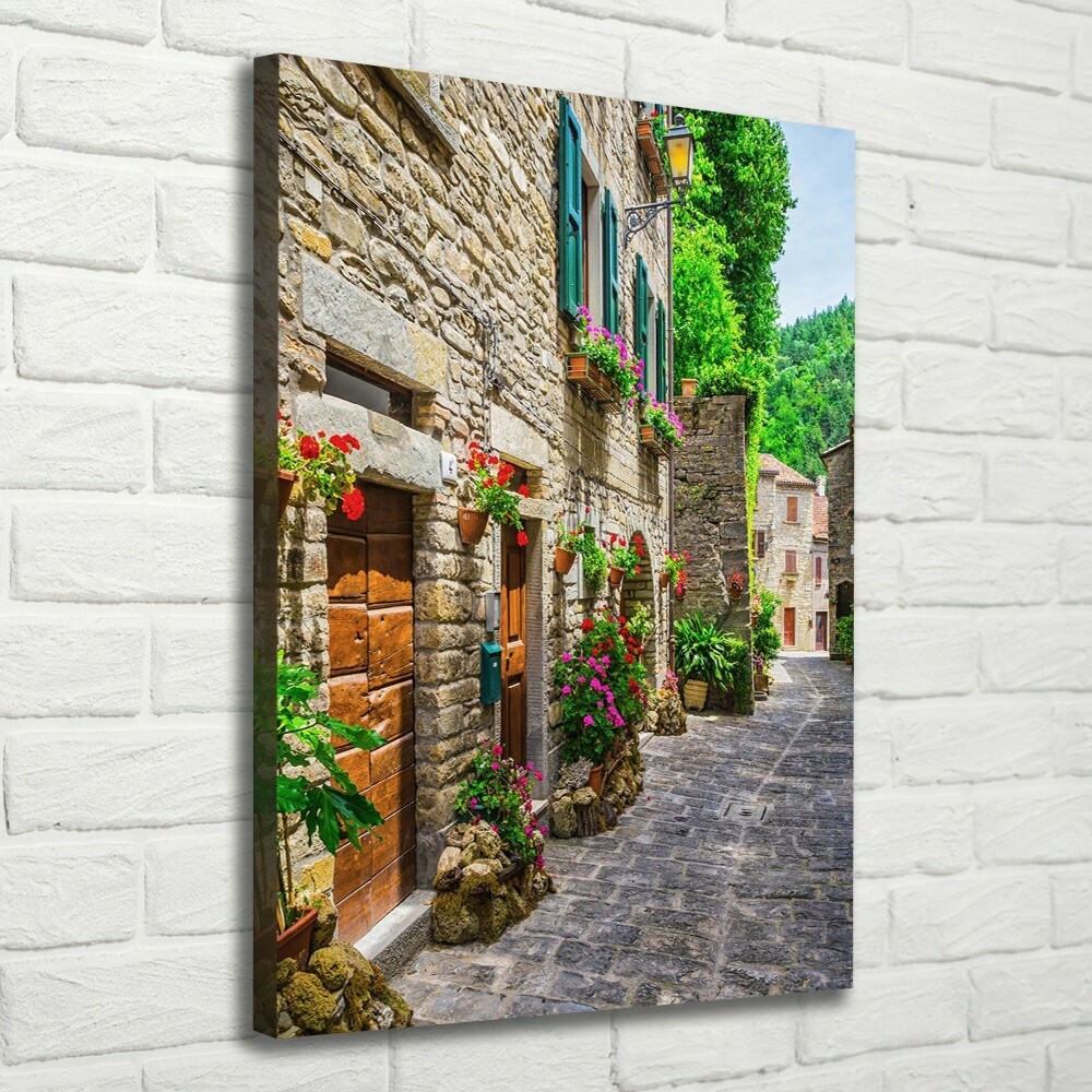 Tableau sur toile Une rue charmante