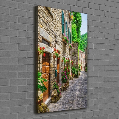 Tableau sur toile Une rue charmante