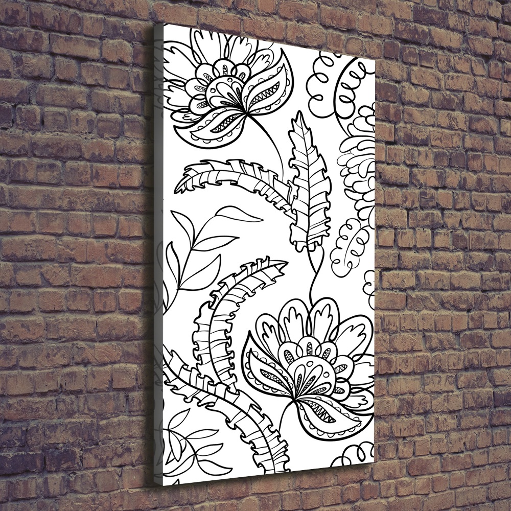 Tableau photo sur toile Fond Zentangle