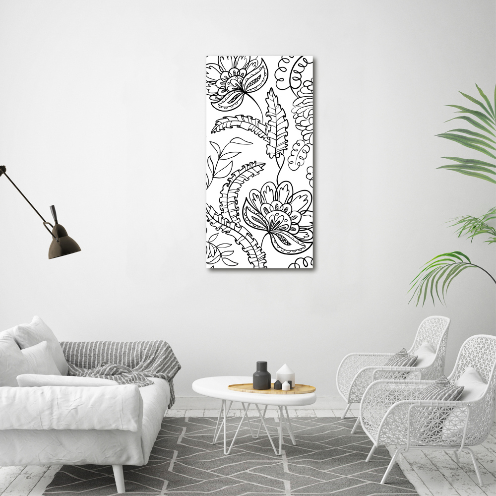 Tableau photo sur toile Fond Zentangle