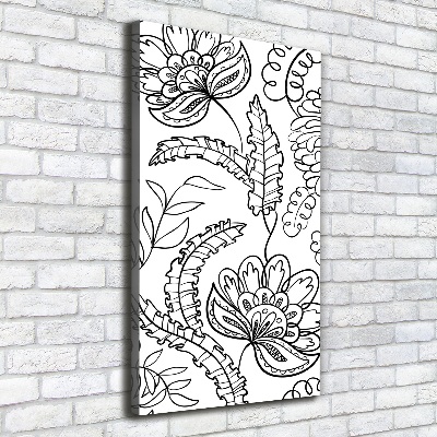 Tableau photo sur toile Fond Zentangle