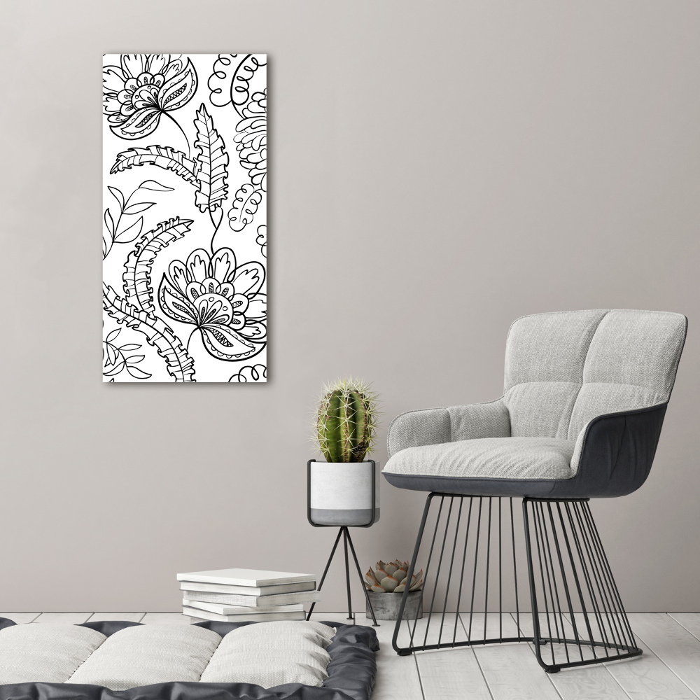 Tableau photo sur toile Fond Zentangle