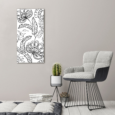 Tableau photo sur toile Fond Zentangle