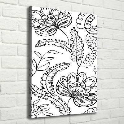 Tableau photo sur toile Fond Zentangle