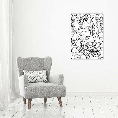 Tableau photo sur toile Fond Zentangle