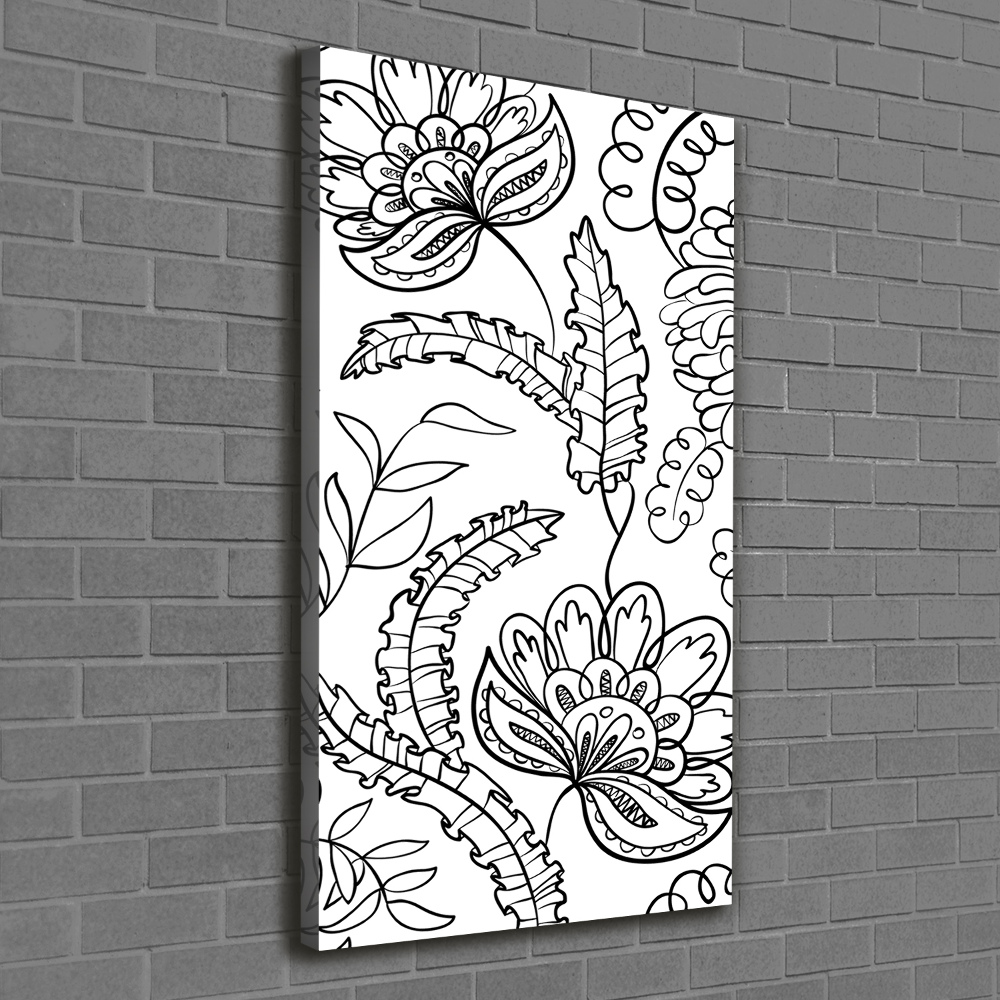 Tableau photo sur toile Fond Zentangle