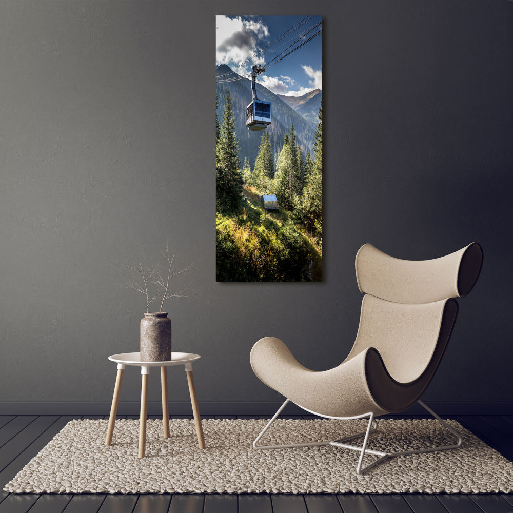 Tableau photo sur toile Chemin de fer de montagne