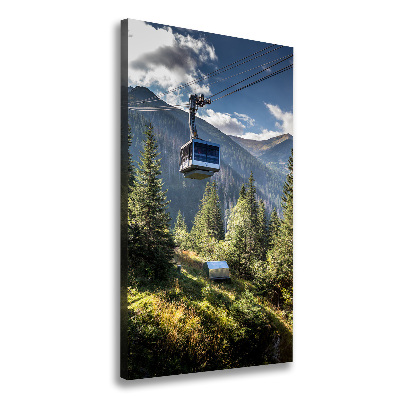 Tableau photo sur toile Chemin de fer de montagne