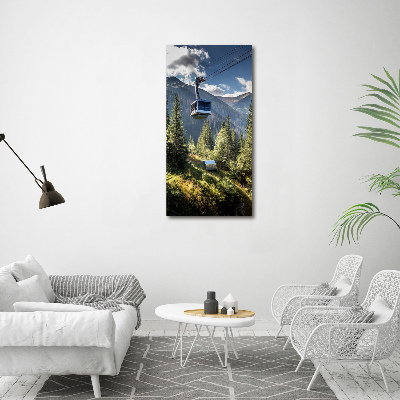 Tableau photo sur toile Chemin de fer de montagne