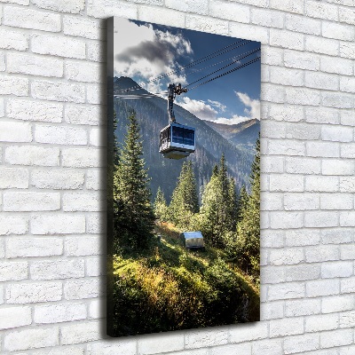 Tableau photo sur toile Chemin de fer de montagne