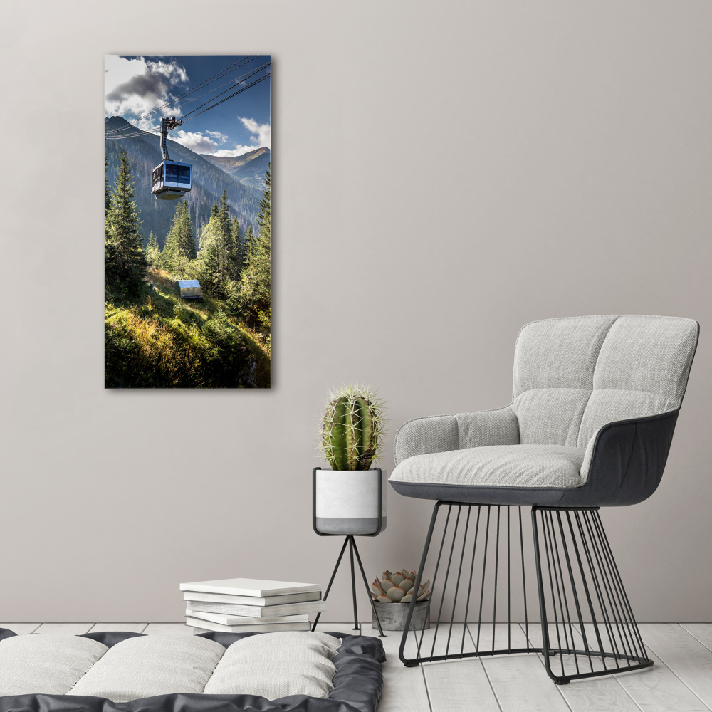 Tableau photo sur toile Chemin de fer de montagne