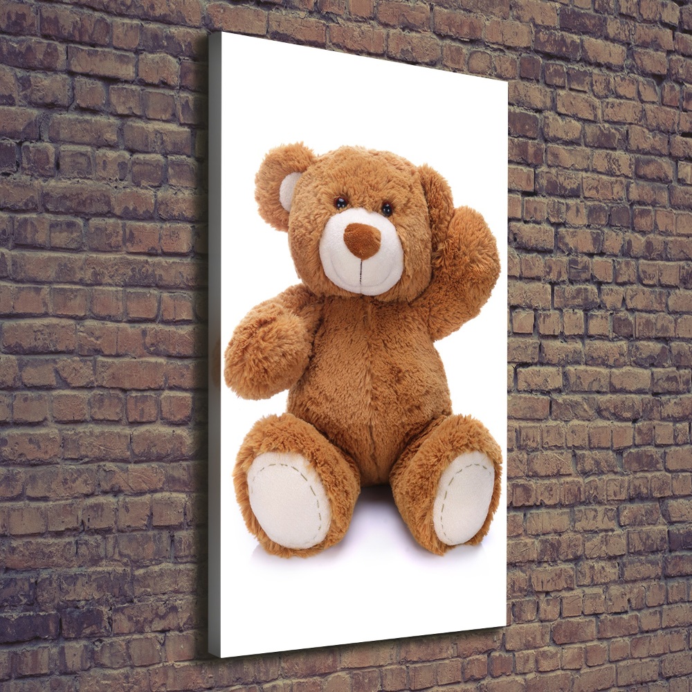 Tableau imprimé sur toile Ours en peluche