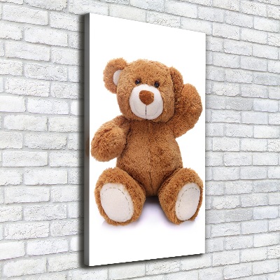 Tableau imprimé sur toile Ours en peluche