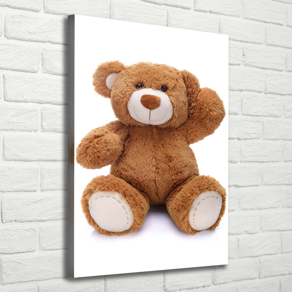 Tableau imprimé sur toile Ours en peluche