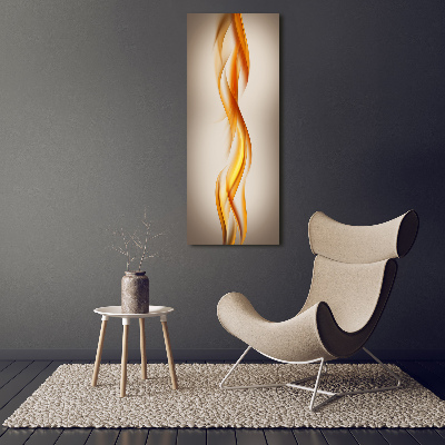 Tableau photo sur toile Vague orange