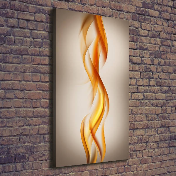 Tableau photo sur toile Vague orange