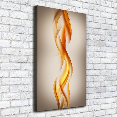 Tableau photo sur toile Vague orange