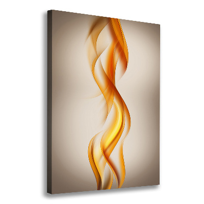 Tableau photo sur toile Vague orange