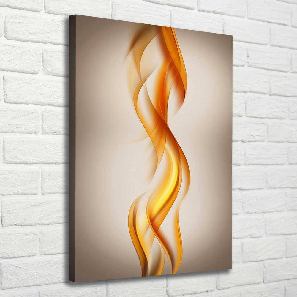 Tableau photo sur toile Vague orange