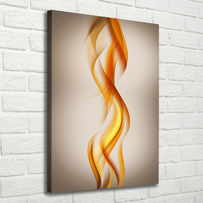 Tableau photo sur toile Vague orange