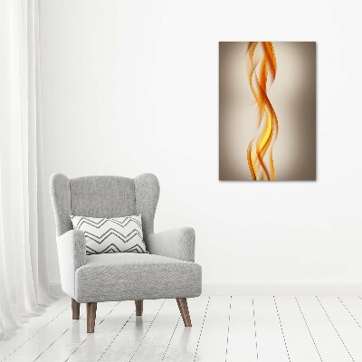 Tableau photo sur toile Vague orange