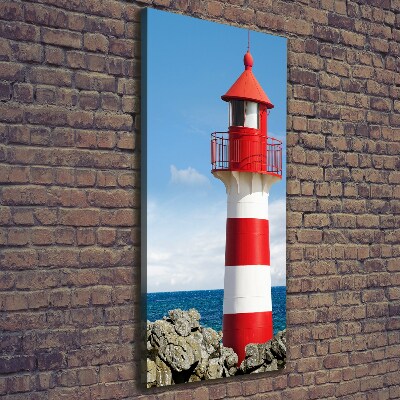 Tableau toile imprimée Phare