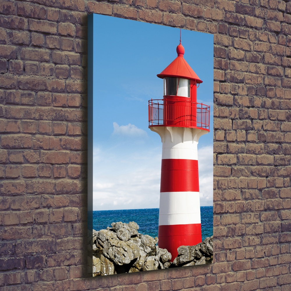 Tableau toile imprimée Phare