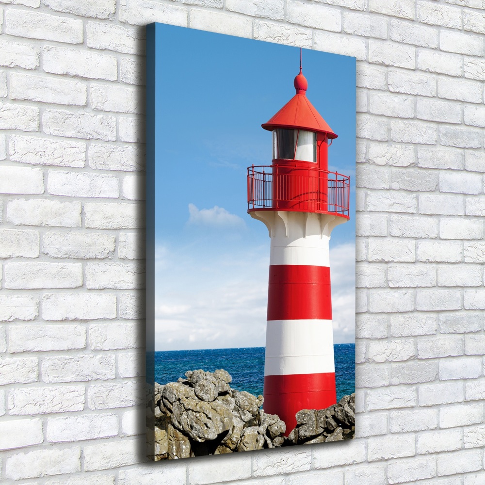 Tableau toile imprimée Phare